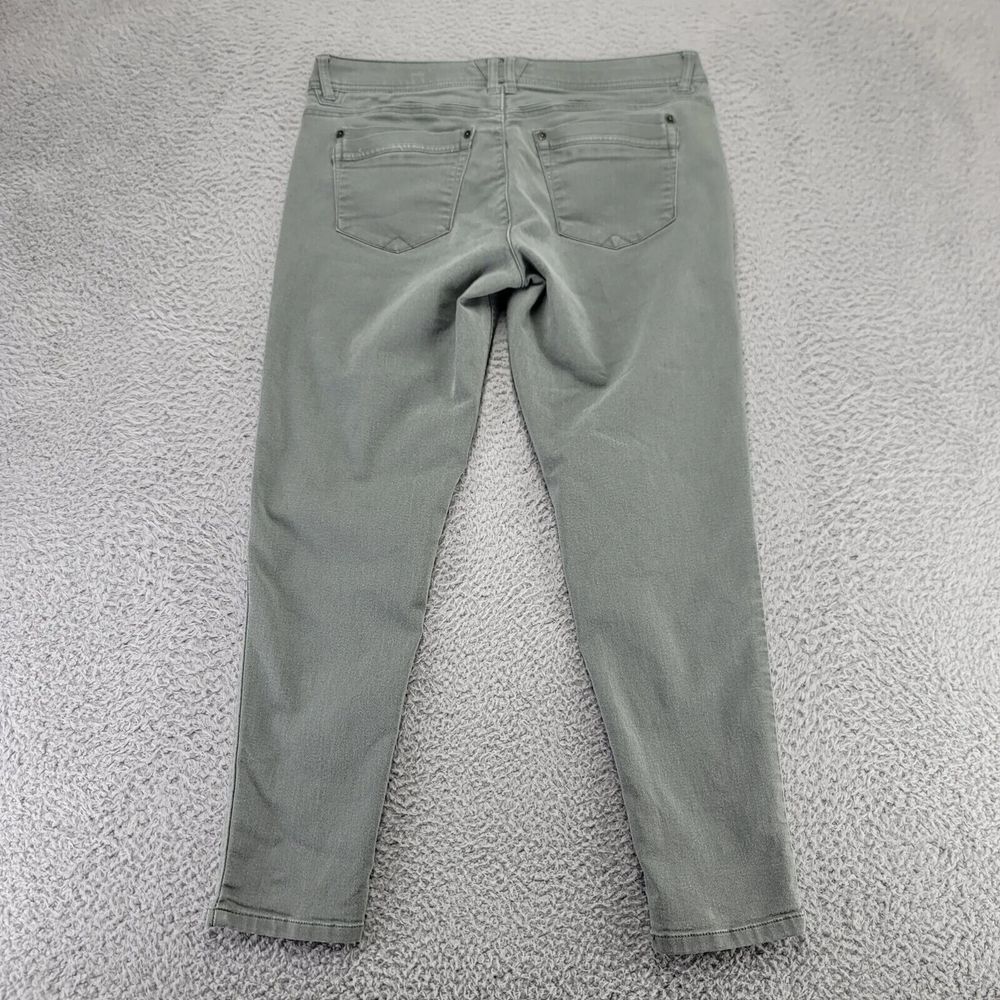 Democracy Jeans Womens 12 Green Denim Skinny Ab Solution Dark Wash Mid Rise - Picture 3 of 10